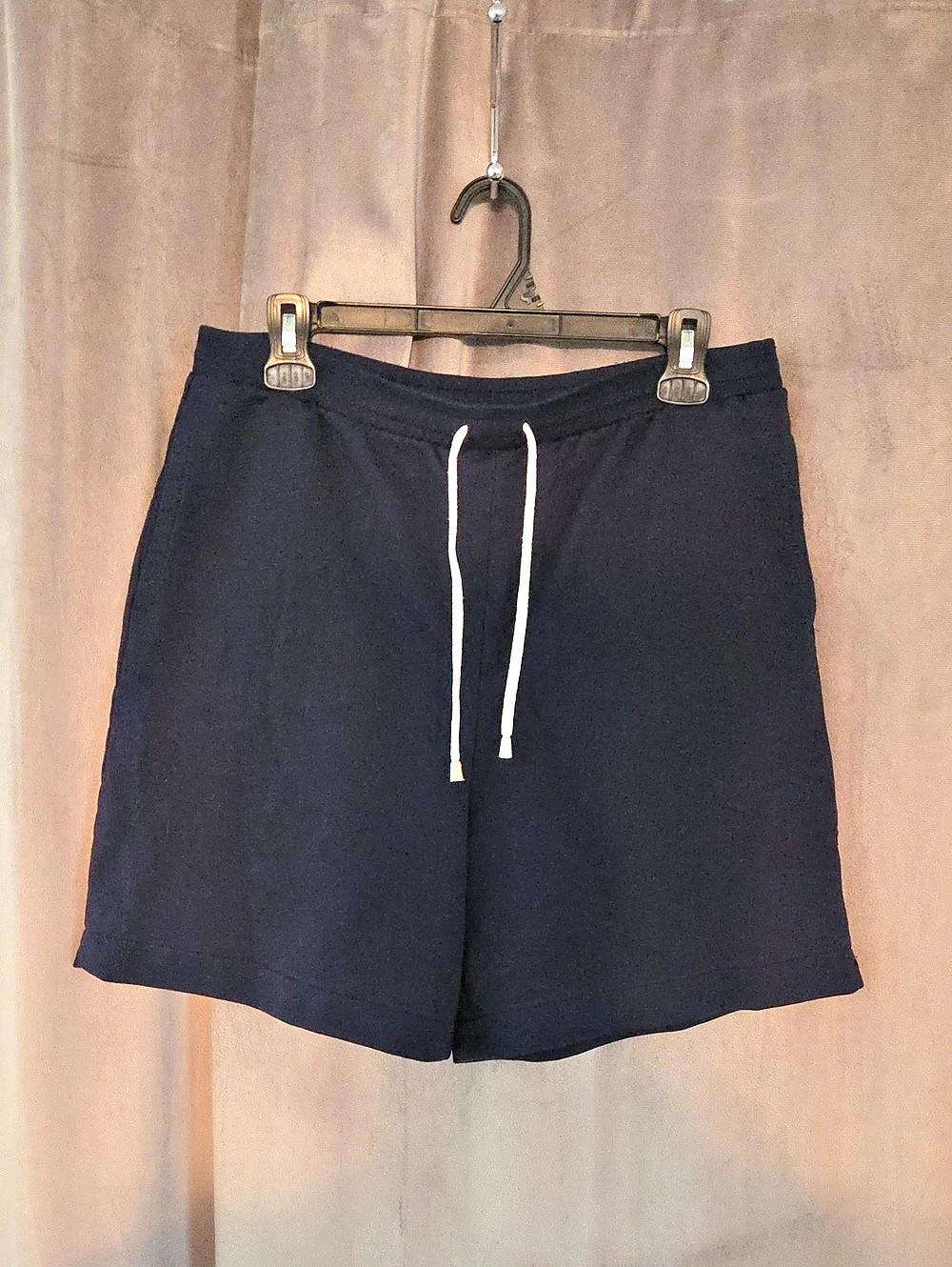 Woman's Blue Athletic Shorts Waist 15.5"